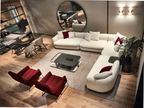 Cantori Gabrielle Luxury L shape Sectional Sofa