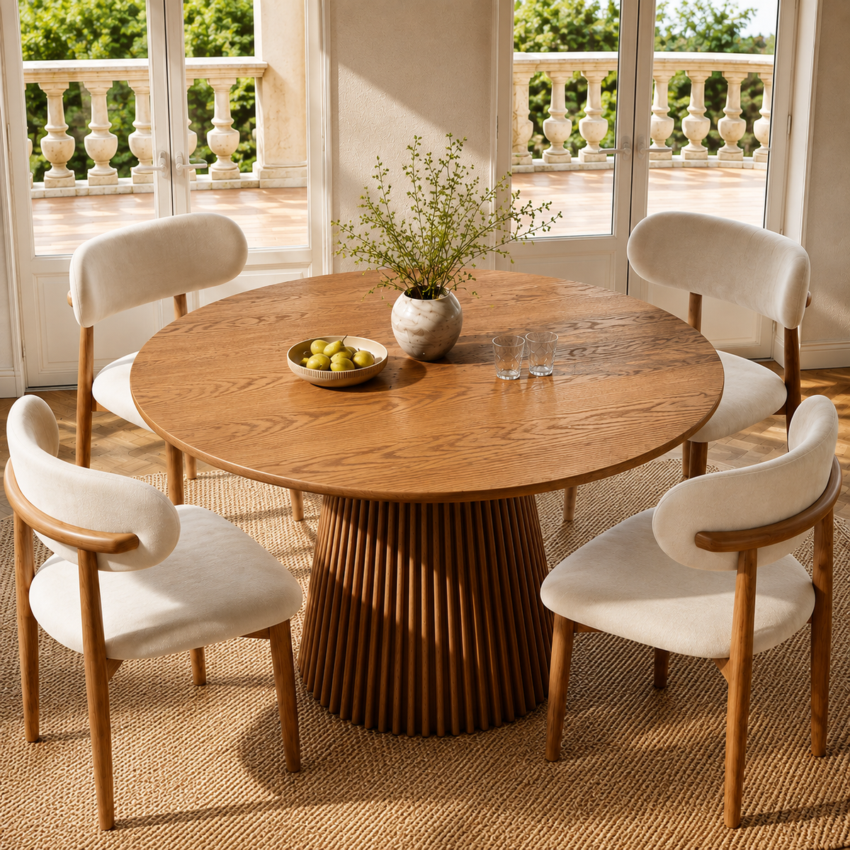 Meher Round Dining Table