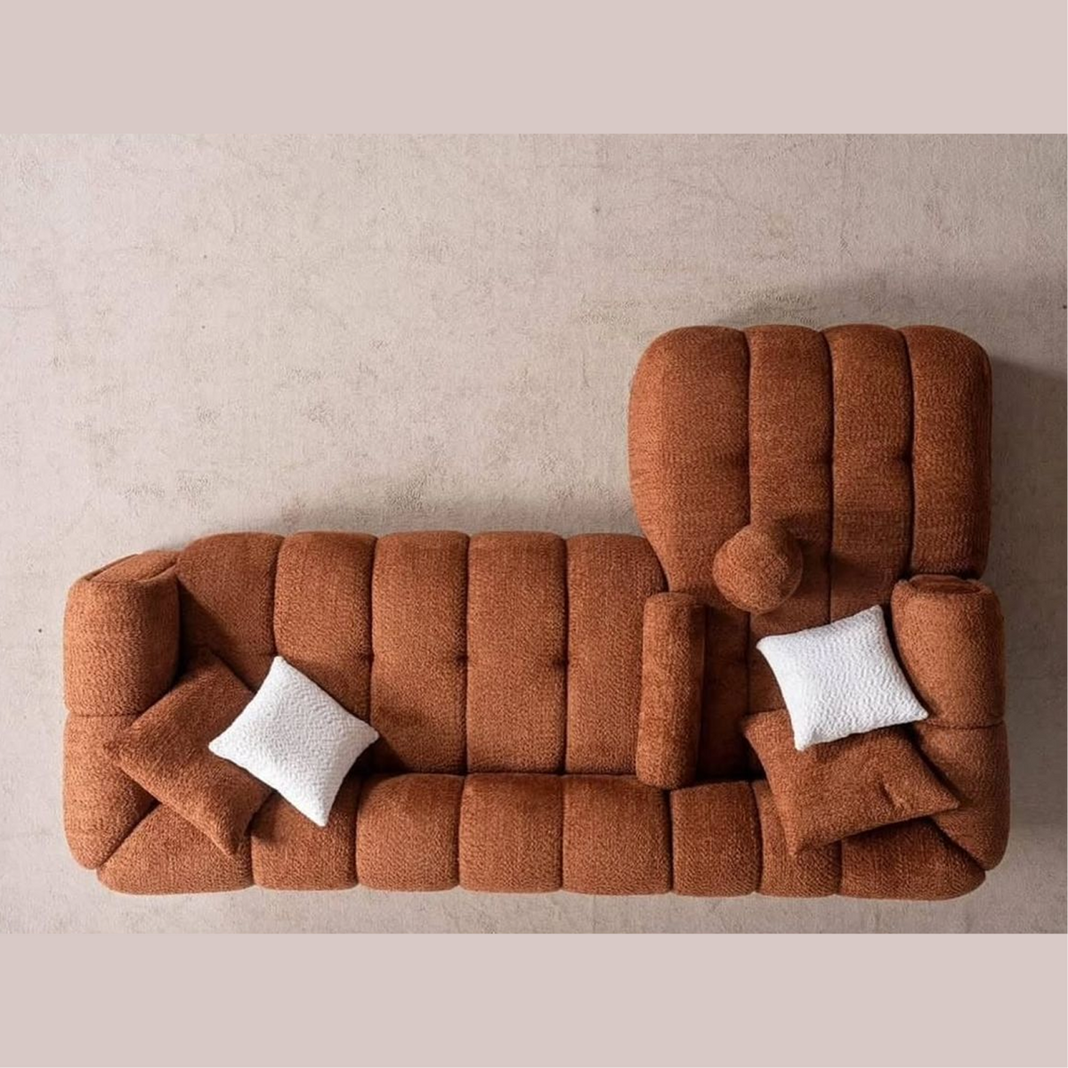 Nira Rust Modular Sectional Sofa