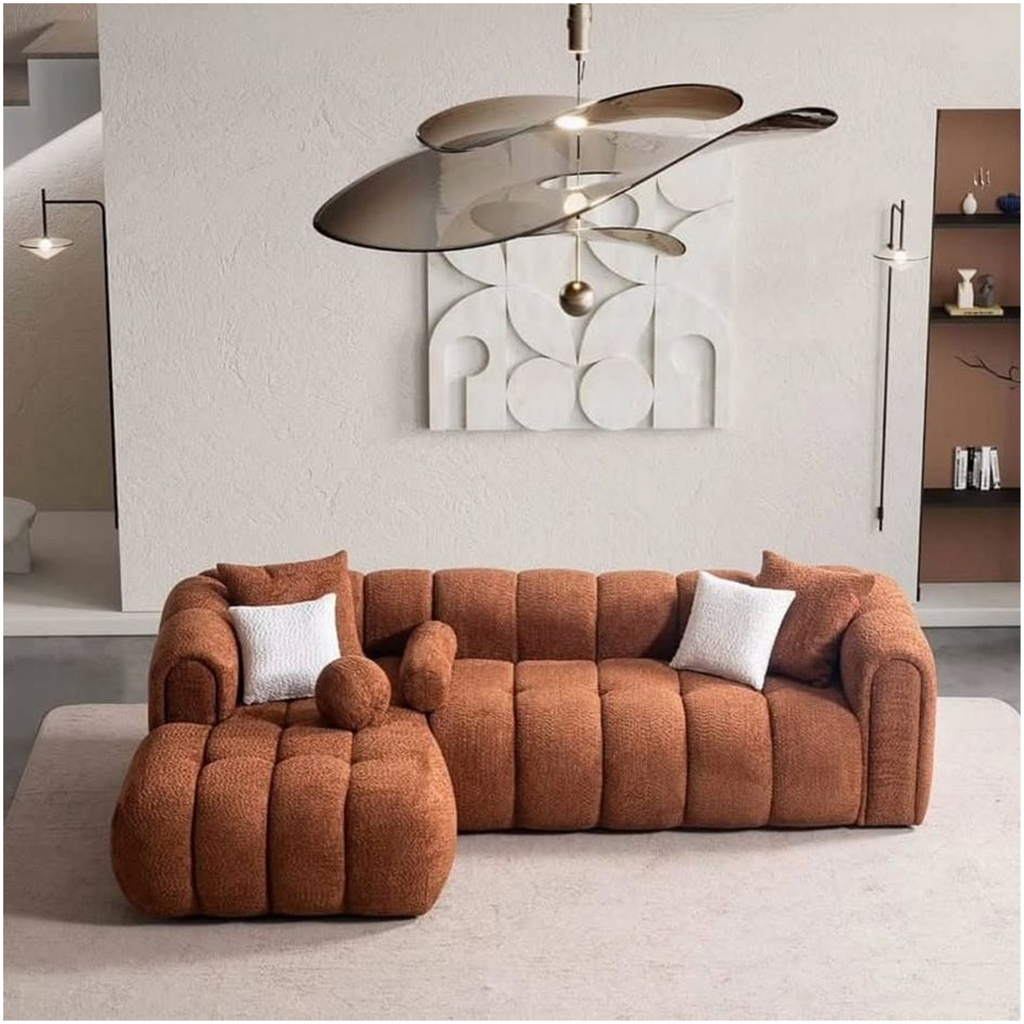 Nira Rust Modular Sectional Sofa