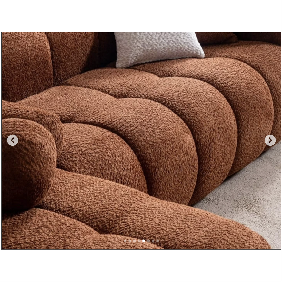 Nira Rust Modular Sectional Sofa