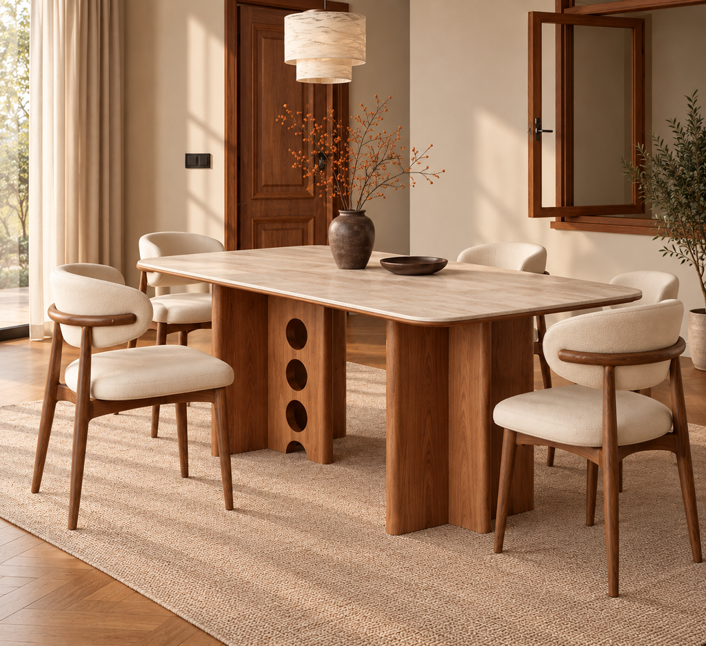 Solene Wood Dining Table