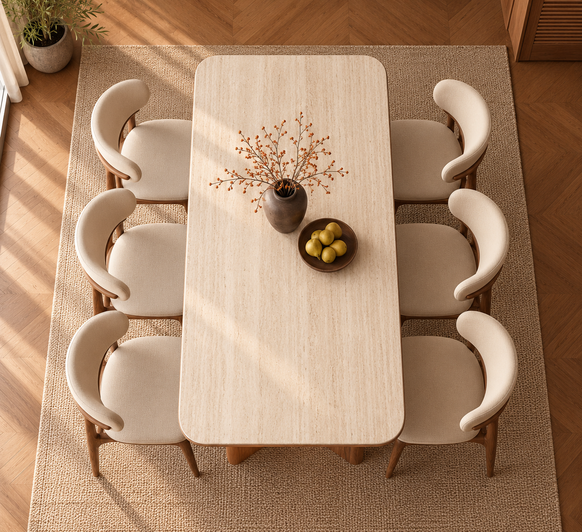 Solene Wood Dining Table