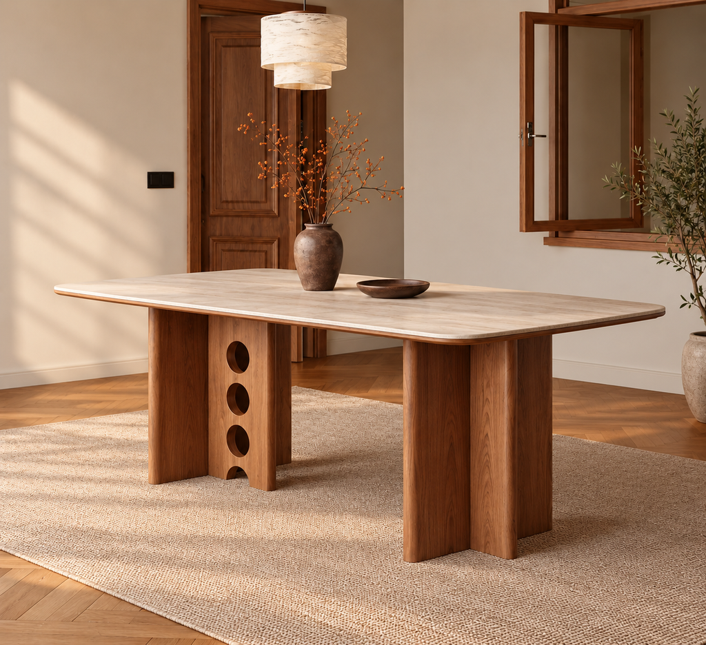 Solene Wood Dining Table