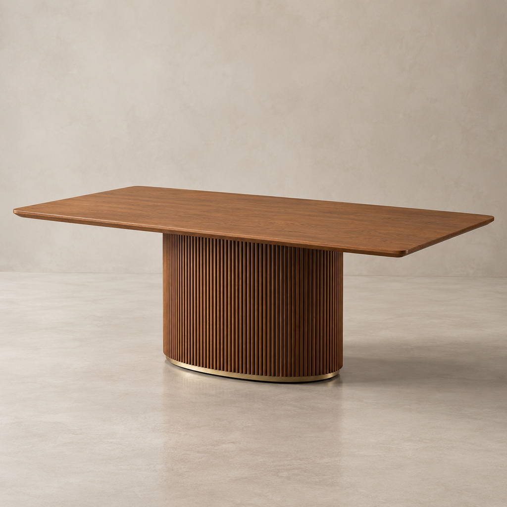 Silva Rectangular Modern Wooden Dining Table