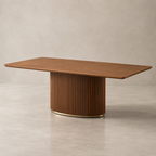 Silva Rectangular Modern Wooden Dining Table