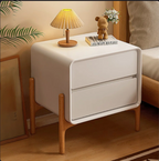 Scandinavian White Oak Bedside Table