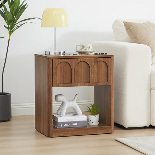 Arch Storage Bedside Cabinet