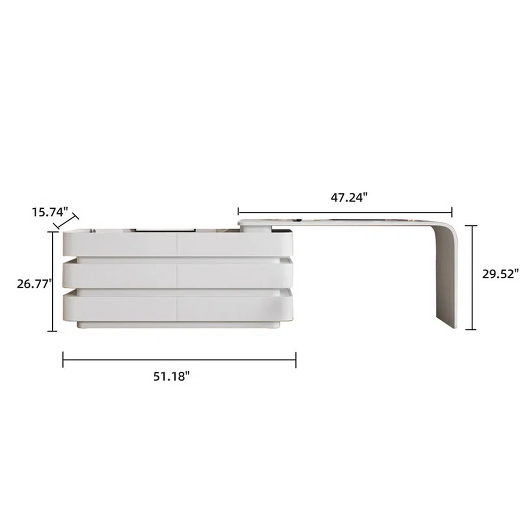 Nira Modern Luxe Dressing Table