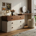 Nira Walnut Glow Dressing Table