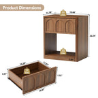 Arch Storage Bedside Cabinet