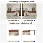 Nira Walnut Glow Dressing Table