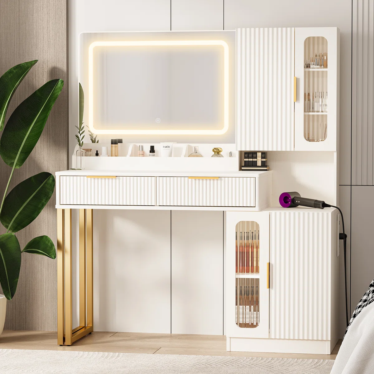 Nira Ivory Dressing Table