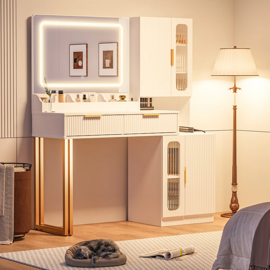 Nira Ivory Dressing Table