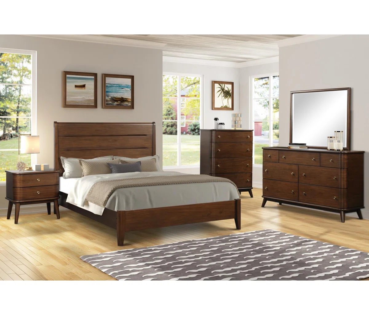 Classic Walnut Night stand