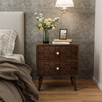 Honeycomb Accent Bedside Table