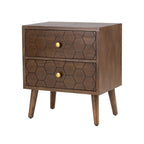 Honeycomb Accent Bedside Table