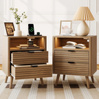 LED Wooden Night Stand