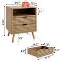LED Wooden Night Stand