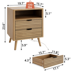 LED Wooden Night Stand