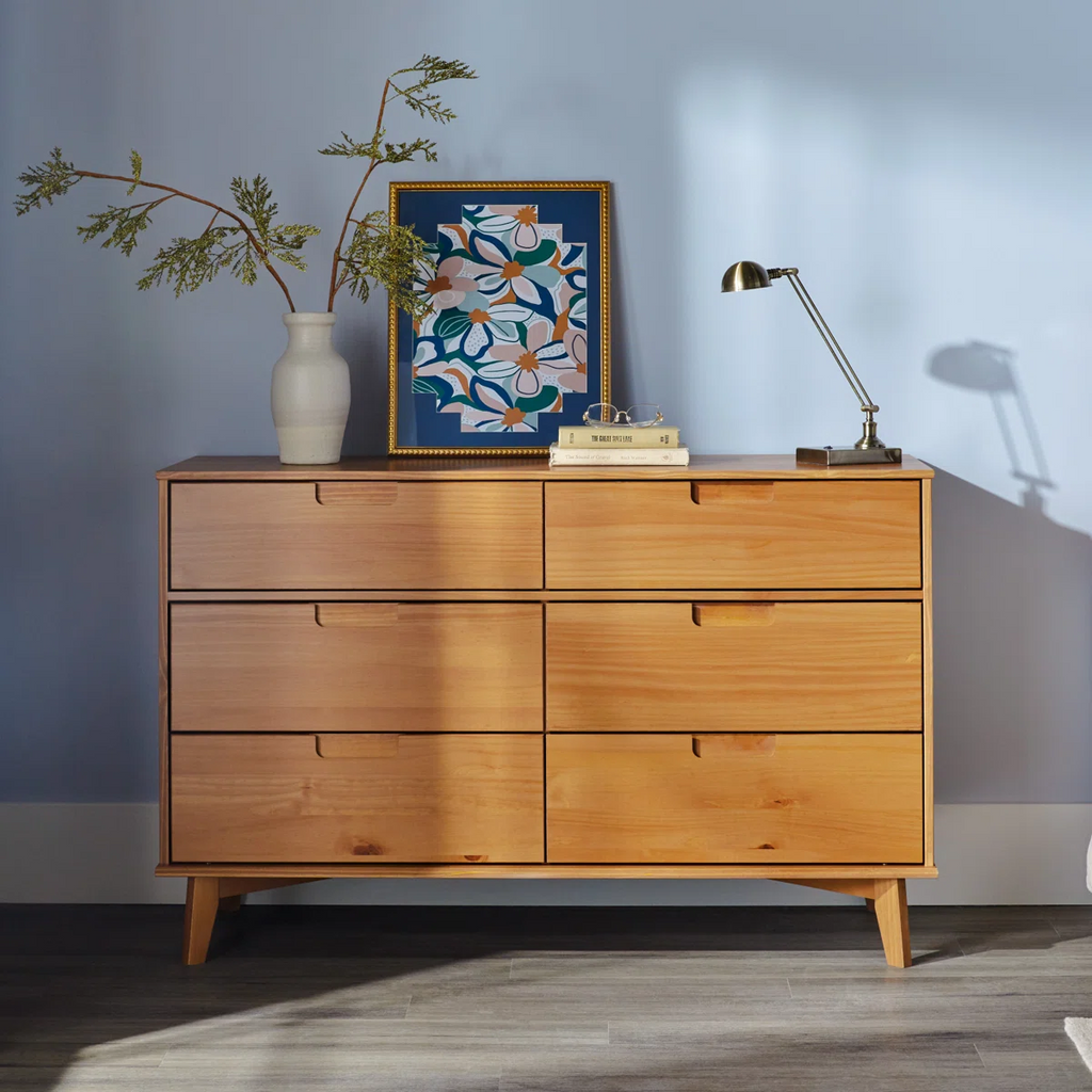 Nira Woven Oak Dresser