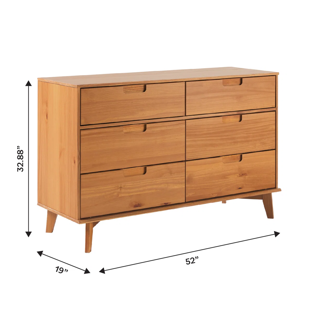 Nira Woven Oak Dresser
