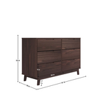 Nira Walnut Luxe Dresser