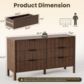 Nira Fluted White Dresser