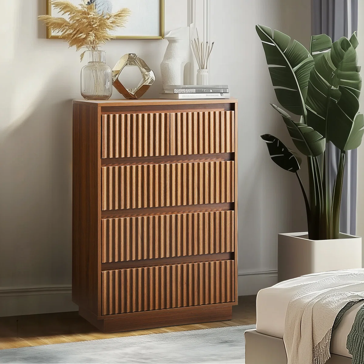 Nira Minimal Tallboy Dresser