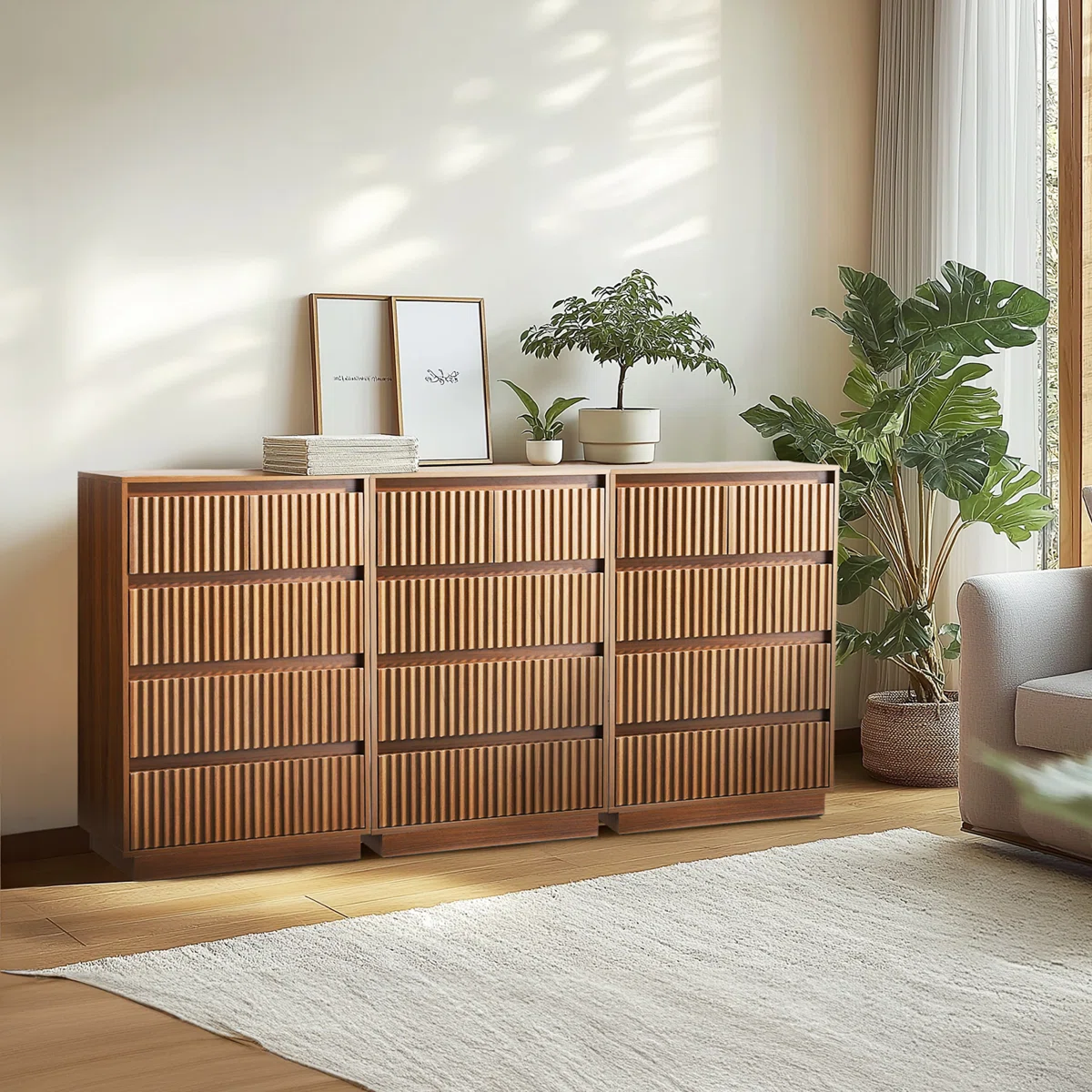Nira Minimal Tallboy Dresser
