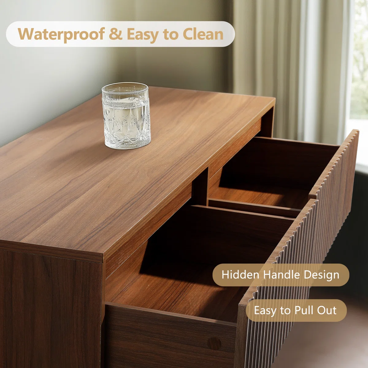 Nira Minimal Tallboy Dresser