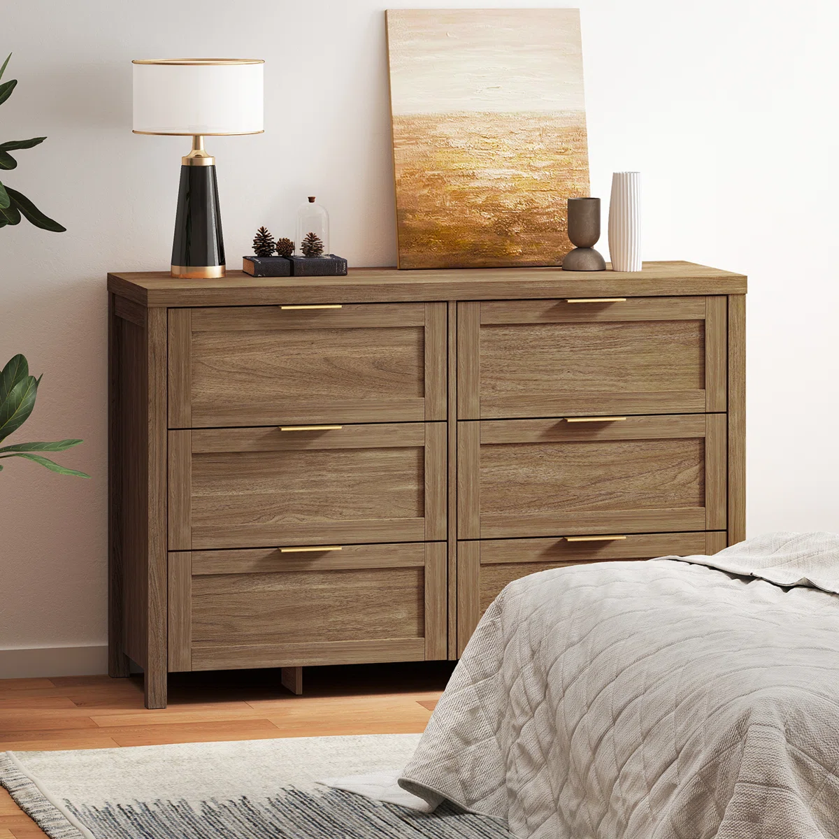 Nira Ivory Modern Dresser