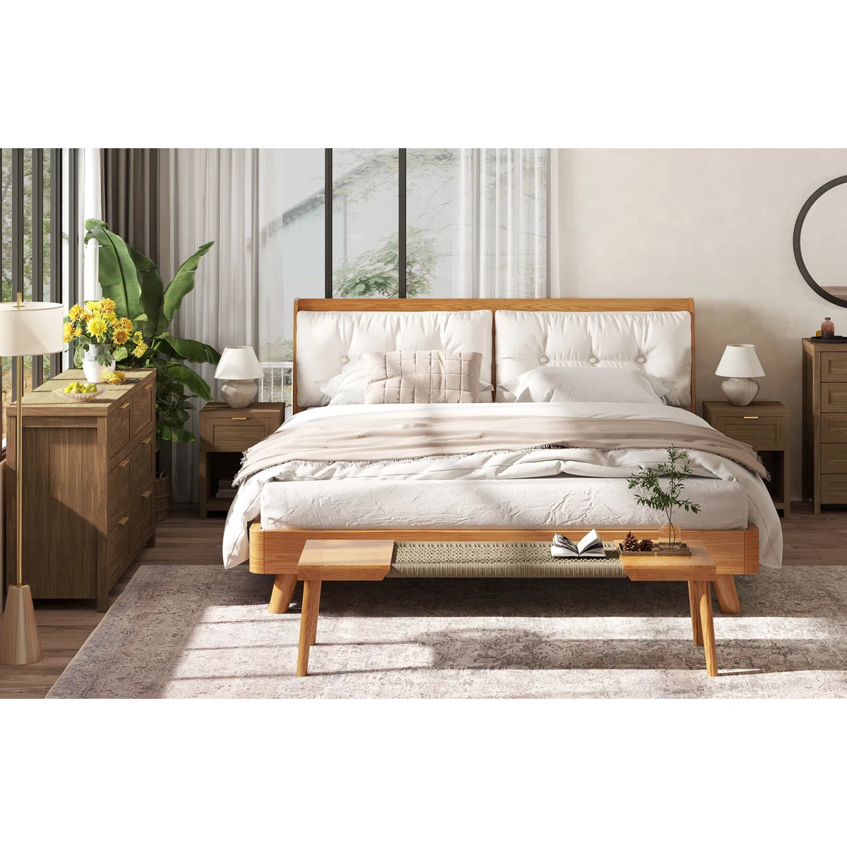 Nira Ivory Modern Dresser