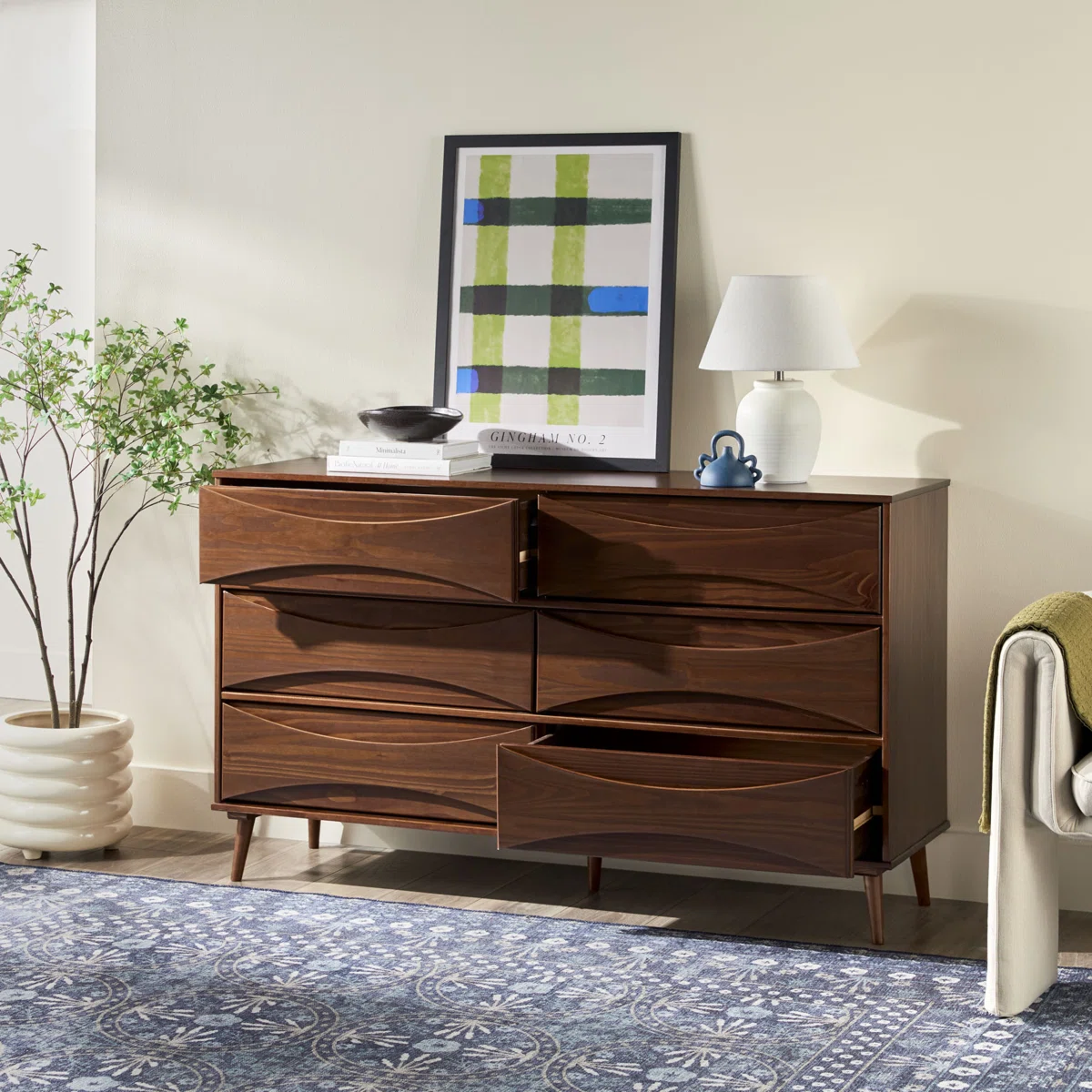 Nira Cloud White Dresser
