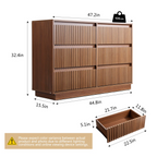 Nira Noir Matte Dresser