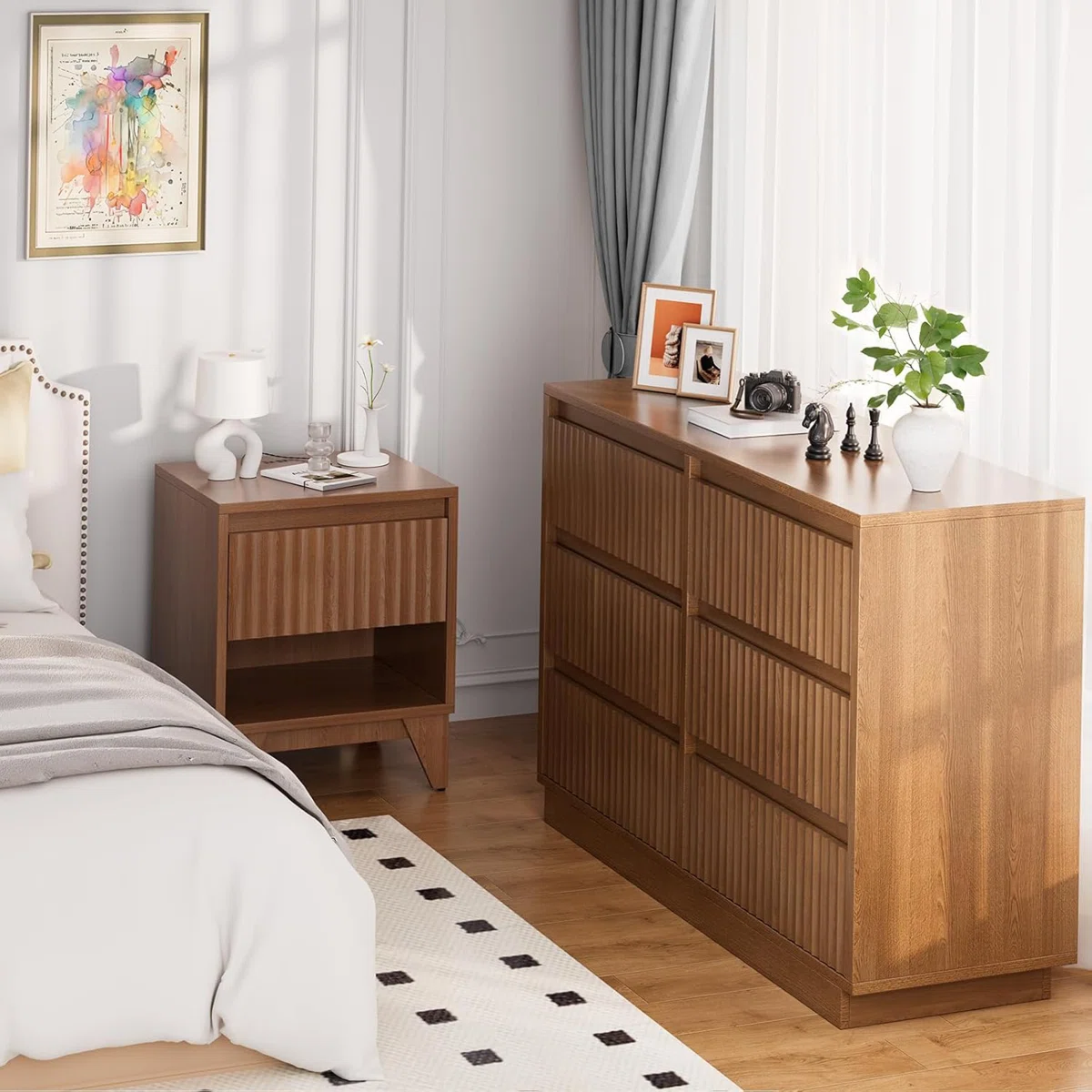 Nira Noir Matte Dresser
