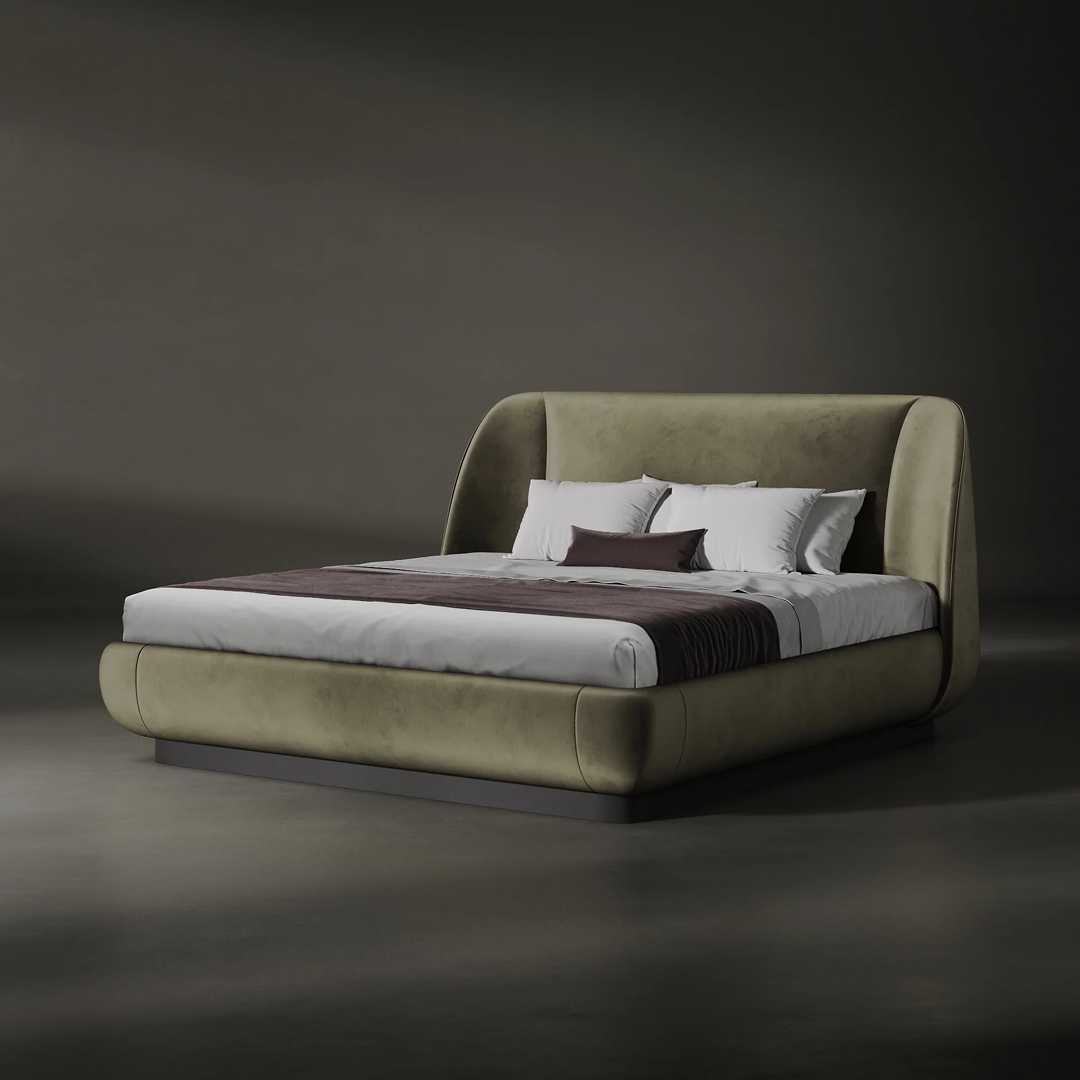 Halo Wingback Bed Set