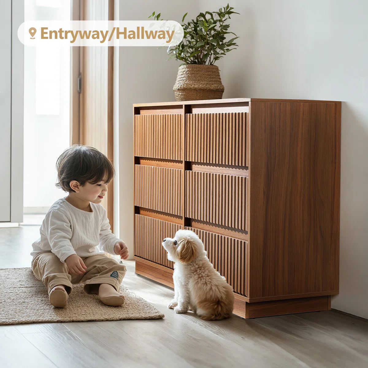 Nira Noir Matte Dresser