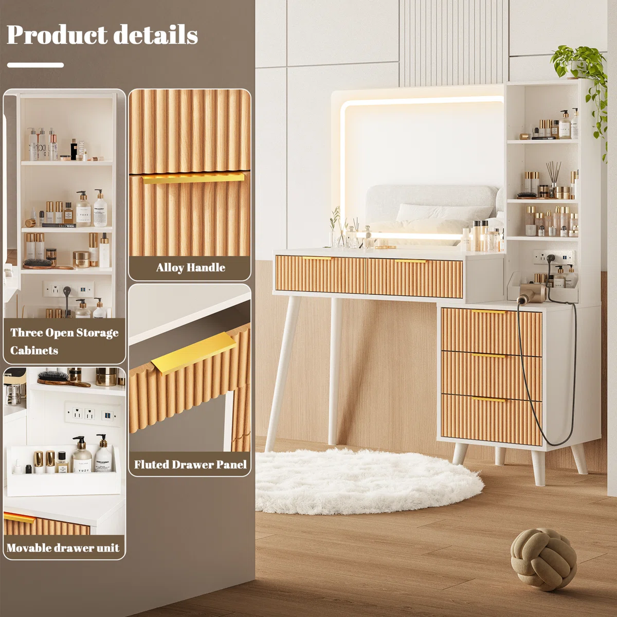 Nira Imperial Dressing Table