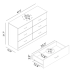 Nira Rustic Drawer Dresser