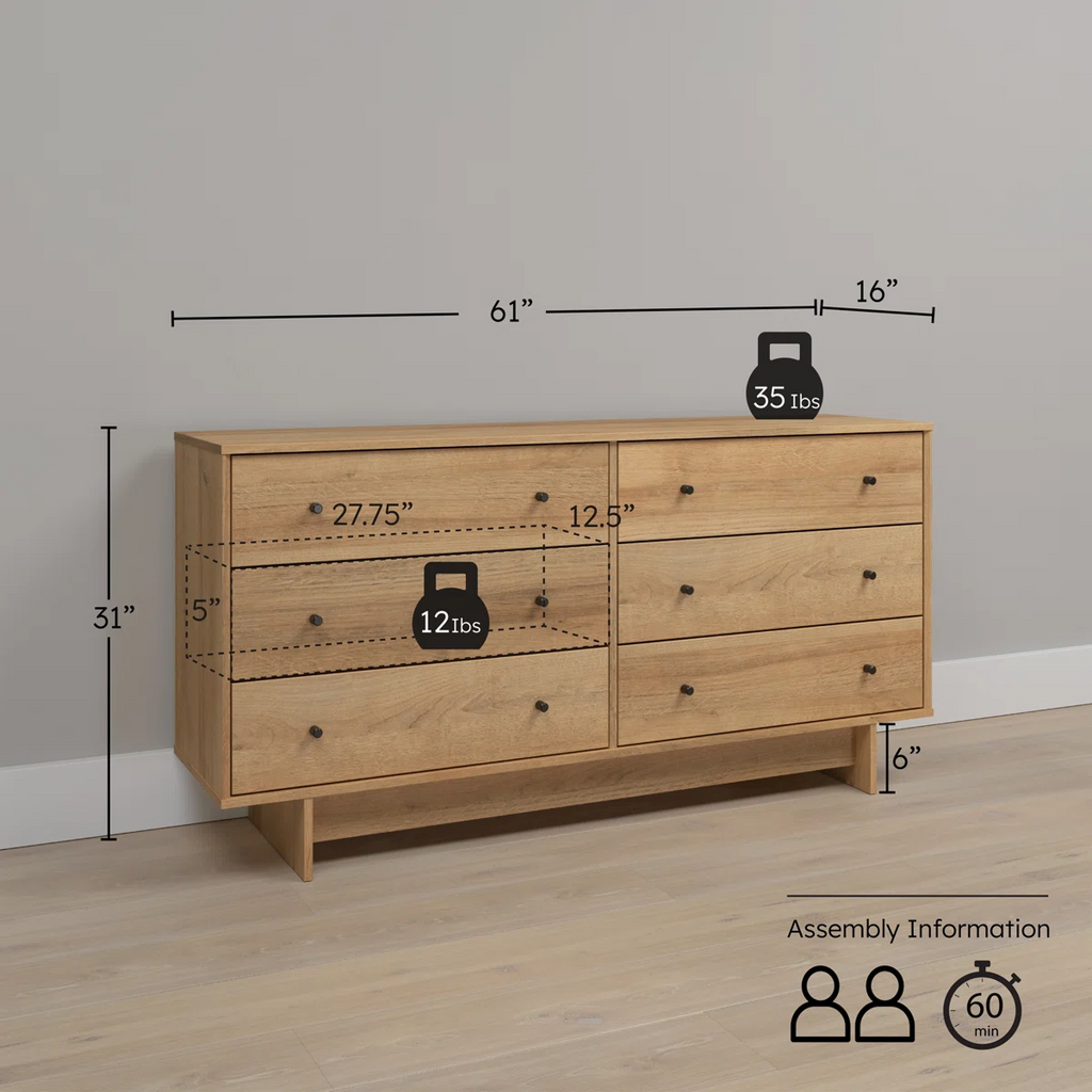 Nira Geometric Luxe Dresser