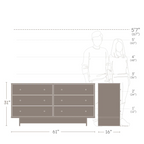 Nira Geometric Luxe Dresser
