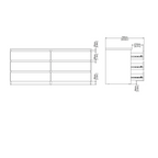 Nira Verona Fluted Dresser