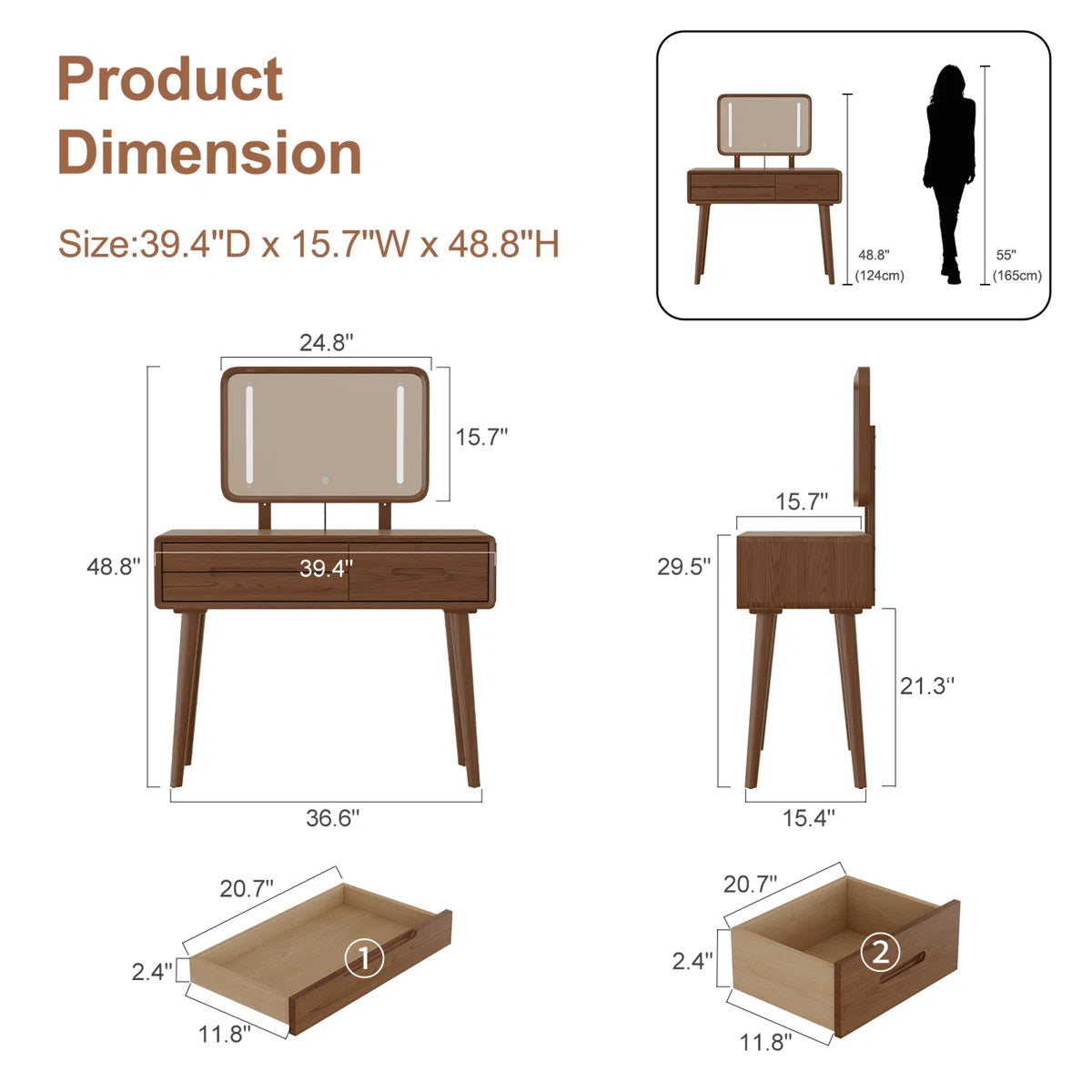 Nira Nova Dressing Table