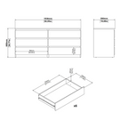 Nira Verona Fluted Dresser