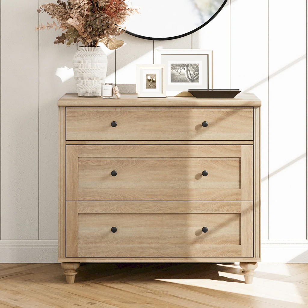 Nira Mid-Century Oak Dresser