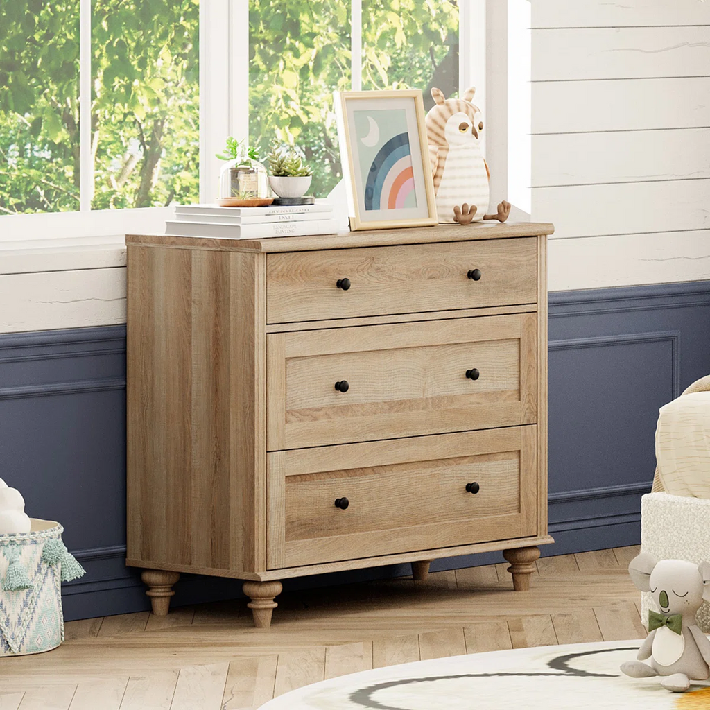 Nira Mid-Century Oak Dresser