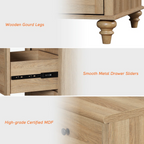 Nira Mid-Century Oak Dresser