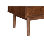Mid-Century Walnut Bedside Table