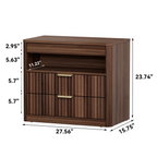 Fluted Executive Side Cabinet